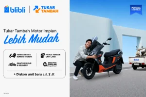 Motor Lama Bisa Ditukar Jadi Potongan Harga Motor Baru di Blibli