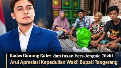 Kondisi Rizki Mulai Membaik, Kades Gunung Kaler dan Insan Pers Beri Dukungan